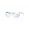 SHADEZ Blue Light White Teeny occhiali per bambini per dispositivi digitali, 3-7 anni