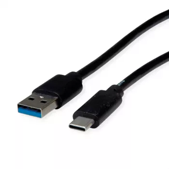 ROLINE RM Cavo USB 3.2 Gen 1, USB A-C, ST/ST, nero, 3 m 11.45.9013