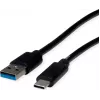 ROLINE RM Cavo USB 3.2 Gen 1, USB A-C, ST/ST, nero, 3 m 11.45.9013