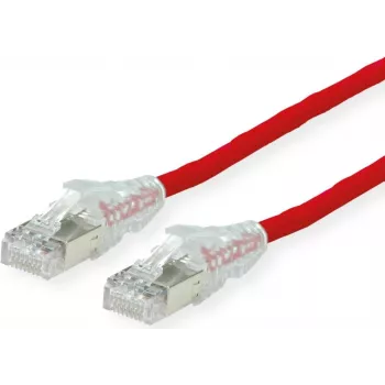 Dätwyler Cavo patch Cat6a S/FTP RJ-45 su RJ-45, 20 m, rosso, LSZH, snagless 21.05.0621