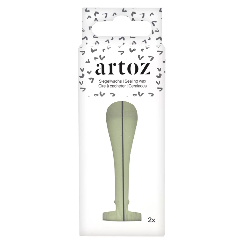 ARTOZ Bastoncini di ceralacca verde chiaro 2 pz. (137605-44)