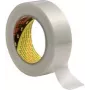 3M Scotch Nastro adesivo filamento 8956, trasparente, 50 mm x 50 m, 0,131 mm di spessore, supporto in film PP, 1 rotolo 89565050