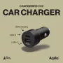 Aqiila CHARGEBIRD CC2 Caricabatterie da auto nero, 32 Watt (AQCCCC2CBI403)