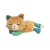 Clementoni Purring Cat Morpheus Peluche - Giocattolo sensoriale interattivo per neonati, grigio e bianco, da 6 mesi