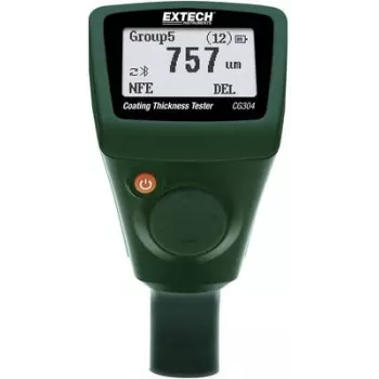 Extech CG304 Misuratore di spessore rivestimenti 0-2000 µm con Bluetooth e USB