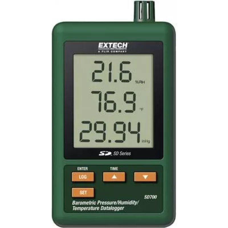 Extech SD700 data logger per temperatura, umidità e pressione atmosferica con scheda SD
