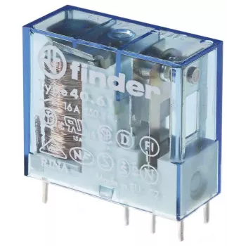 Finder 40.61.9.018.4000 Relè di potenza 16A SPDT 18V DC montaggio PCB