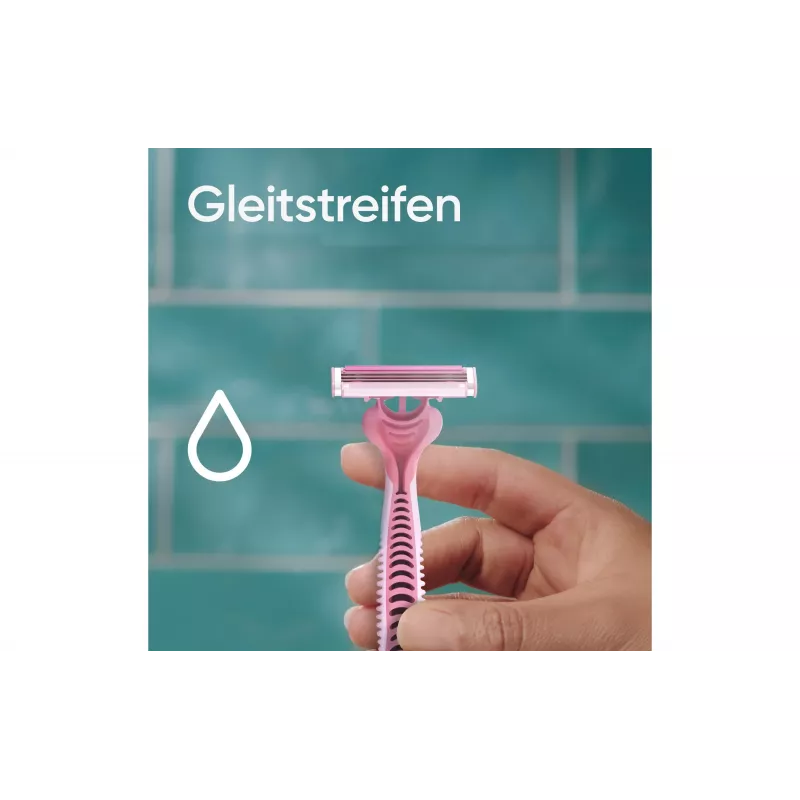 Gillette Simply Venus 3 Rasoio usa e getta per donna, 3 lame, strisce MoistureRich, 6 pezzi 8006540826997