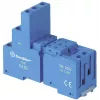 Finder 94.03 Base blu con morsetti a vite per relè delle serie 55.33/55.34 e 85, 11 poli, montaggio su guida DIN/pannello, 10 A, 250 V AC