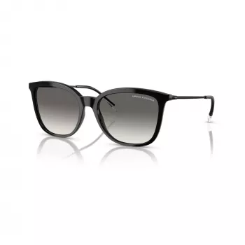 Armani Exchange occhiali da sole donna squadrati AX4151S 815811 nero/grigio sfumato 55mm