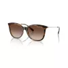 Armani Exchange Occhiali da sole donna AX4151S, montatura Havana marrone, lenti gradient marroni, 55mm AX4151S821313