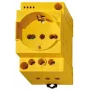 Finder Presa per quadro elettrico 7U.00.8.230.0002 Giallo