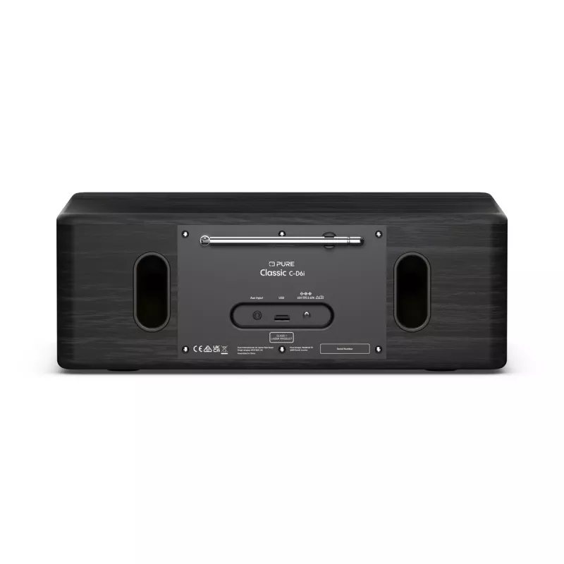 Pure Classic C-D6i Radio internet con DAB+ e FM, nero/nero frassino 254587