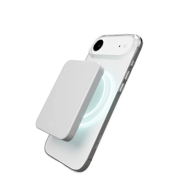 PURO Custodia trasparente per Apple iPhone 17 Air – antigraffio, MagSafe, trasparente PUIPC176603MAGTRGRS