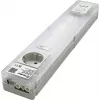 Finder Lampada LED per quadro elettrico con presa Schuko, 6W, 1000lm, 4000K, bianco/trasparente, 360mm 7L.55.8.230.4200