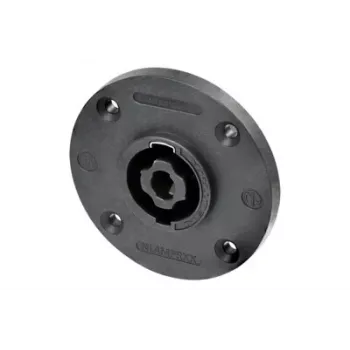 Neutrik NL4MPRXX connettore speakON da pannello 4 poli femmina montaggio a pannello nero