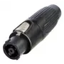 Neutrik NLT8FXX-BAG connettore speakON per cavo 8 poli, femmina, nero