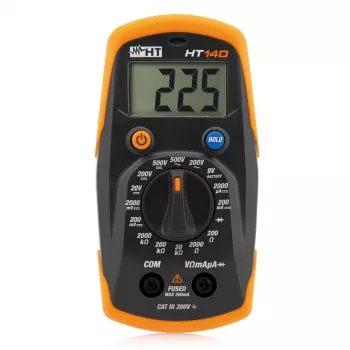 HT Instruments HT14D multimetro digitale CAT III 300 V, CAT II 600 V, 2000 Counts 1010160