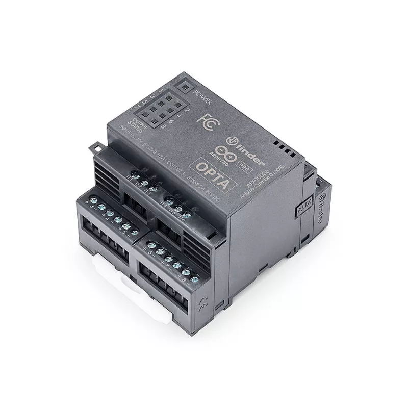 Arduino Pro Opta Ext D1608S modulo di espansione, 16 ingressi di tensione programmabili, 8 relè a semiconduttore 24 V DC 2 A (AFX00006)
