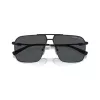 Armani Exchange occhiali da sole uomo rettangolari AX2050S609980 nero opaco/grigio scuro 60mm