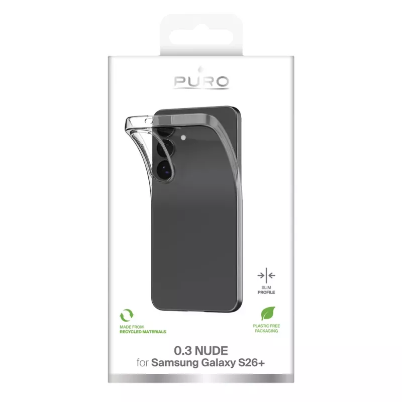 SBS Mobile custodia per Samsung Galaxy S26+ - cover posteriore TPU trasparente nude PUSGS26P03NUDETR