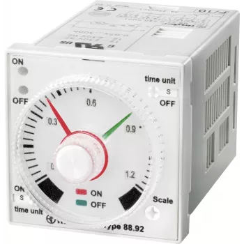 FINDER 88.92.0.240.0000 relè temporizzato multifunzione, 240 V AC, 2 scambi, 16 A, guida DIN