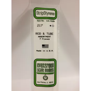 Evergreen asta cilindrica in polistirolo (7 pz.) (217)