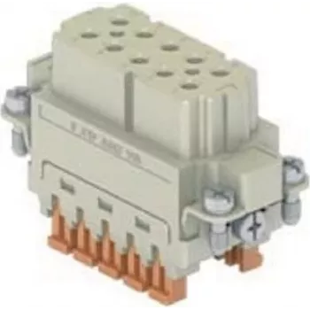 ILME CSAHF10 Inserto femmina 10P+PE argento SQUICH 16A 250V dimensione 49.16