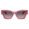 Versace Occhiali da sole donna VE4492U551646 havana marrone squadrati 53mm