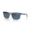 Armani Exchange Occhiali da sole uomo rettangolari AX4149SU 83638 nero opaco/grigio scuro
