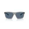 Armani Exchange Occhiali da sole uomo rettangolari AX4149SU 83638 nero opaco/grigio scuro