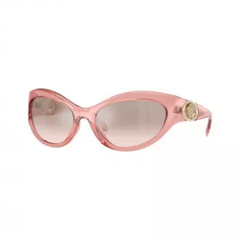 Versace VE4485 Occhiali da sole donna – montatura havana marrone, lenti marroni sfumate, 59mm VE4485-53228Z