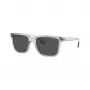 Armani Exchange Occhiali da sole uomo rettangolari AX4112SU82398 nero/grigio 55-19-145