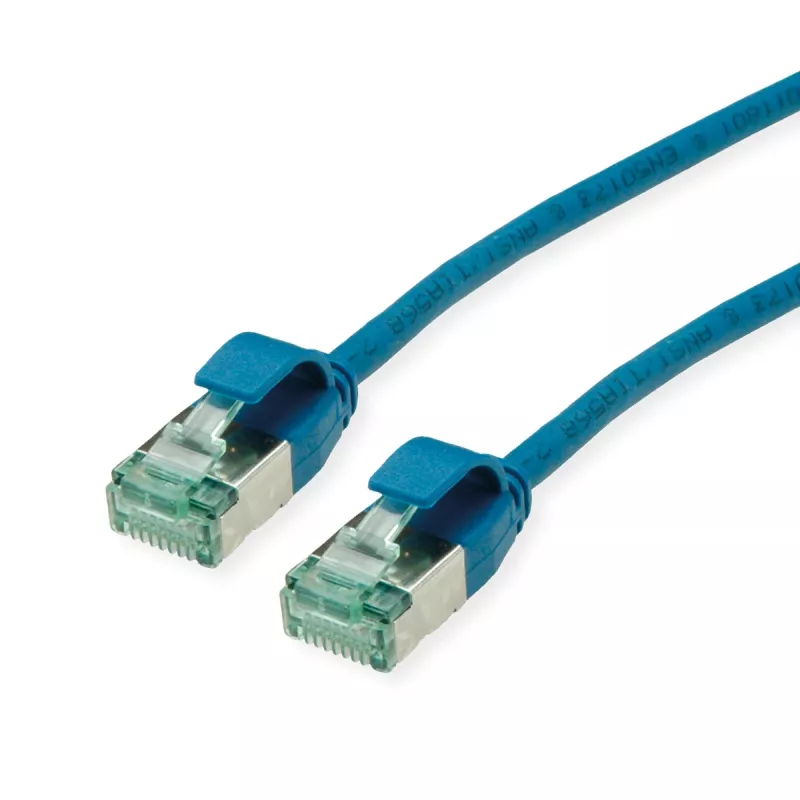 ROLINE RM Cavo patch U/FTP Cat.6A Class EA Slim blu 3m 21.45.3346