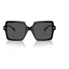Versace VE4441 GB1-87 occhiali da sole da donna, squadrati, nero/grigio, 55mm