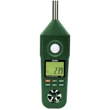 Extech EN300 strumento di misura ambientale 5-in-1: anemometro, igrometro, luxmetro, termometro, fonometro