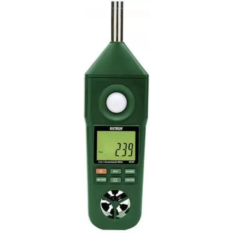 Extech EN300 strumento di misura ambientale 5-in-1: anemometro, igrometro, luxmetro, termometro, fonometro