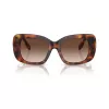 Burberry BE4410-331613 occhiali da sole da donna cat-eye, havana/marrone gradient, 52/18/140 mm