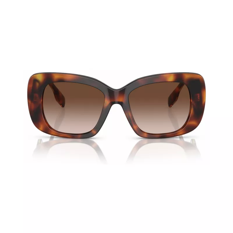 Burberry BE4410-331613 occhiali da sole da donna cat-eye, havana/marrone gradient, 52/18/140 mm