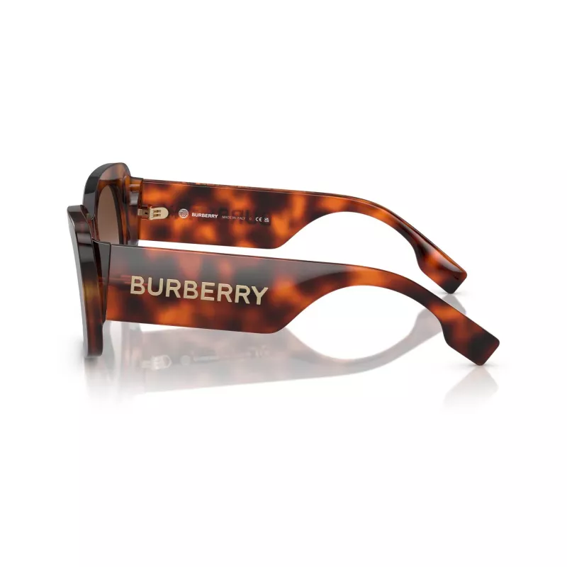 Burberry BE4410-331613 occhiali da sole da donna cat-eye, havana/marrone gradient, 52/18/140 mm