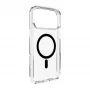 Puro custodia Cover per Apple iPhone 17 Pro Max trasparente nero MagSafe