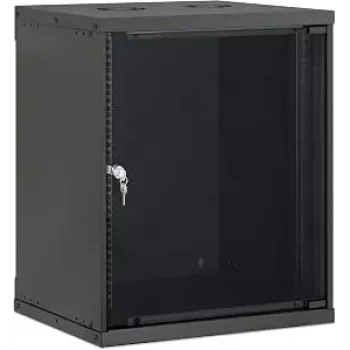 Intellinet armadio a parete rack 19 pollici, Basic Line, 12U, profondità 400 mm, nero RAL 9005 (716697)