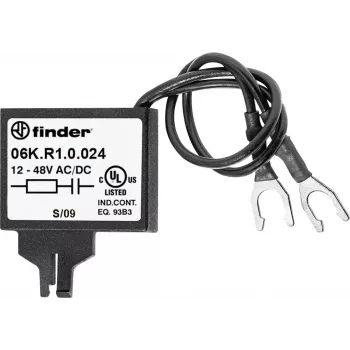 Finder modulo antinterferenza RC 06K.R1.0.024 per bobine relè 24V AC/DC