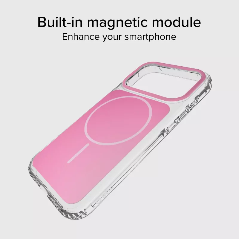 SBS Block custodia per iPhone 18 Pro Max, compatibile MagSafe, rosa