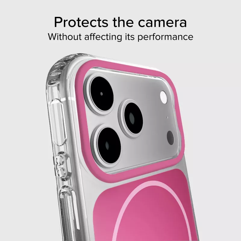 SBS Block custodia per iPhone 18 Pro Max, compatibile MagSafe, rosa