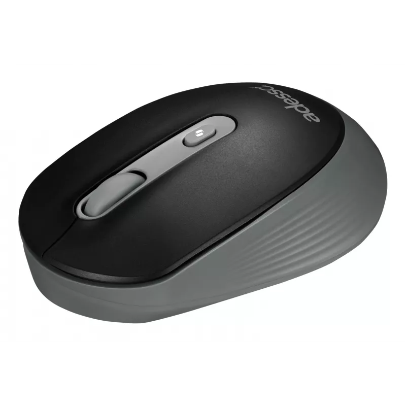 Adesso iMouse A30B mouse ottico wireless nero-grigio 4 tasti 1200 DPI