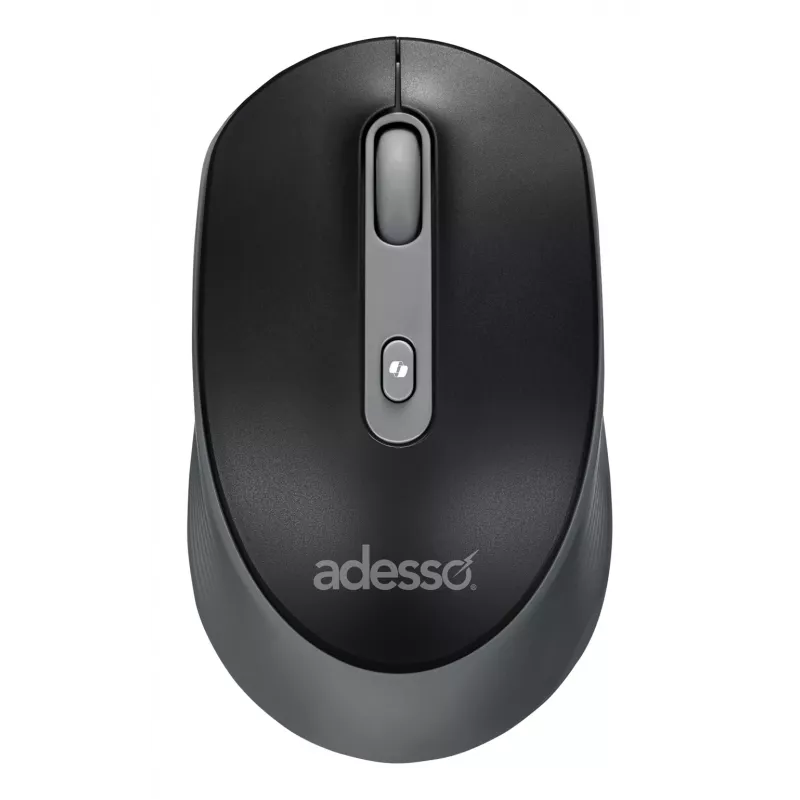 Adesso iMouse A30B mouse ottico wireless nero-grigio 4 tasti 1200 DPI