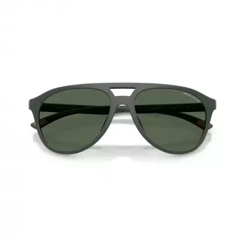 Armani Exchange AX4156SU 83777 occhiali da sole uomo nero opaco/grigio scuro 59mm