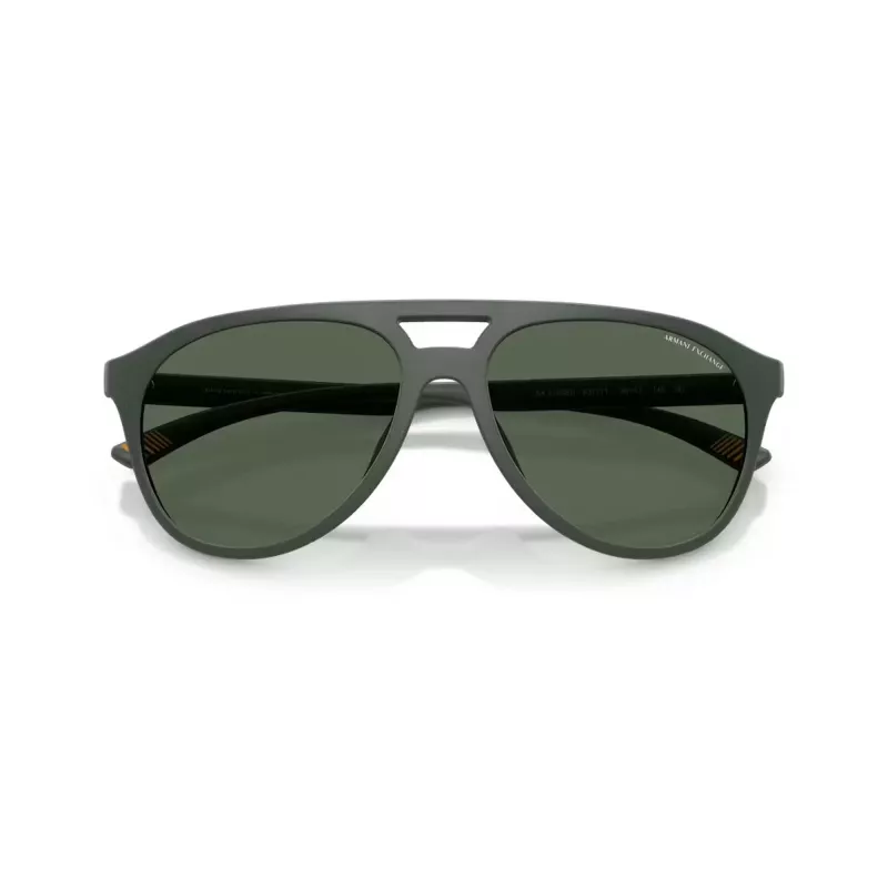 Armani Exchange AX4156SU 83777 occhiali da sole uomo nero opaco/grigio scuro 59mm