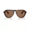 Burberry BE4437U300273 Occhiali da sole uomo, quadrati, Havana/Marrone scuro, 55-18-145